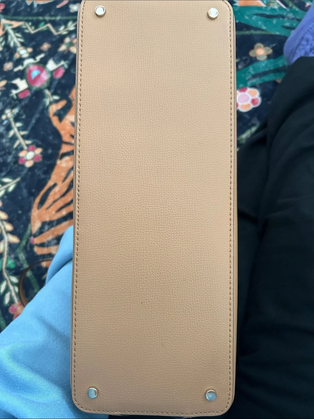 kate spade Tan Pebbled Leather Satchel with Shoulder Strap